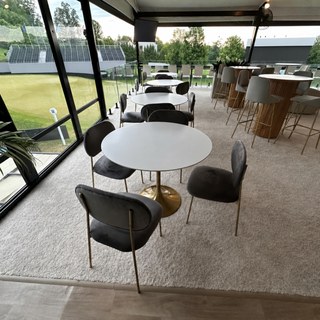 Golf hospitality suite flooring detail