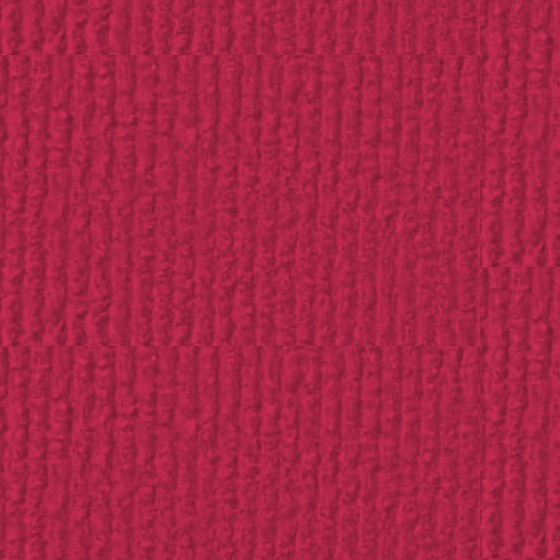 Raspberry Row ribbed event carpet swatch — Fine Lines FL-37