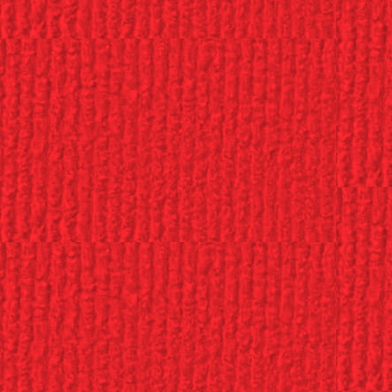 Ribbon Red ribbed event carpet swatch — Fine Lines FL-18