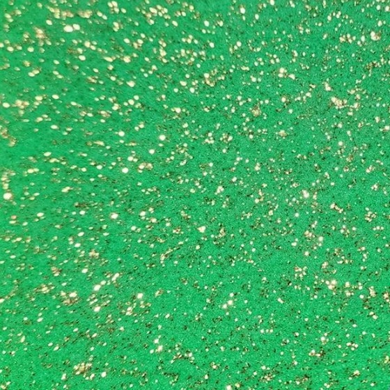 Apple Green glitter event carpet swatch