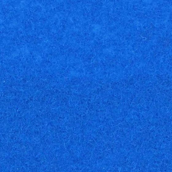 Signal Blue flat event carpet swatch — Smooth Operator SO-36